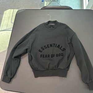 Fear of God Essentials Black Sweatshirt